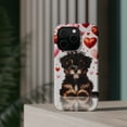 thumbnail image 4 of DistinctInk Tough Case for Apple iPhone 14 PRO (6.1" Screen), Compatible with MagSafe Charging - Valentine's Day Affenpinscher Puppy, 4 of 6