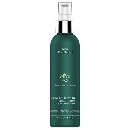 Olive Oil EVOO Lite Leave-in, 6 oz - DESIGNLINE - Leave-In Conditioner Treatment Restores Dry and Damaged Hair without Build-Up and Protects Against Damage, Dryness, and Color (Best Treatment For Very Dry Damaged Hair)