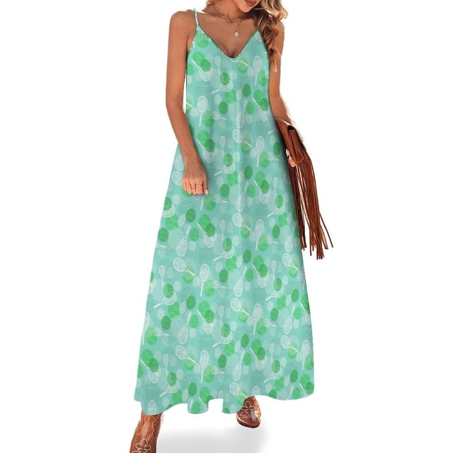 ¿Tenis? Vestido sin mangas Ropa de mujer Vestido de noche mujer