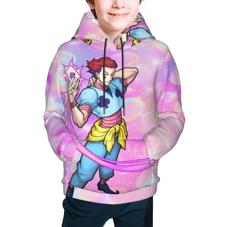 Pink hisoka hoodie sale