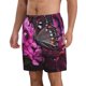 thumbnail image 2 of Balery Pink Blossoms Butterfly Traje de Baño Estilo Hawaiano para Hombre, Shorts de Secado Rápido con Bolsillos-Small, 2 of 6