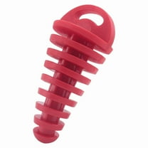 Muffler Pipe Exhaust Wash Plug for Dirt Bike ATV Quad 2 4 Stroke, Red