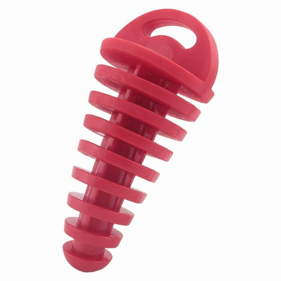 Muffler Pipe Exhaust Wash Plug for Dirt Bike ATV Quad 2 4 Stroke, Red