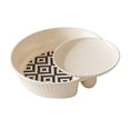 thumbnail image 4 of TISHITA Fruit Bowl Dried Fruit Tray Candy Bowl Home Decor Multiuse Serving Bowls Nut and Candy Serving Tray for Party Dessert Cookies White, 4 of 8