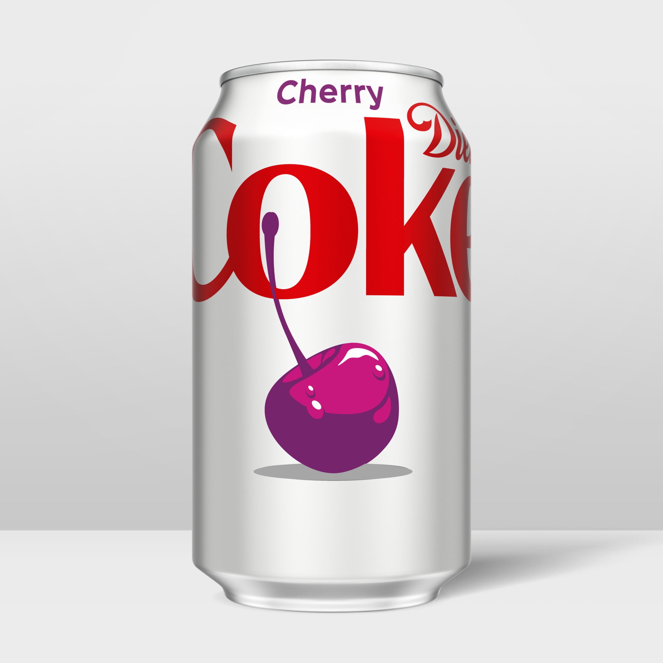Diet Coke Cherry Diet Soda Pop Fridge Pack Cans, 12 fl oz, 12 Pack