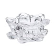 thumbnail image 3 of DOLITY Glass Lotus Candlestick Anniversary Table Centerpiece Tealight Candle Holder, 3 of 9