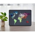 thumbnail image 1 of KSK KAISHEK Plastic Hard Protective Shell Case Cover Compatible with 2019-2020 Rel. MacBook Pro 16" Touch ID + Black Keyboard Cover Model: A2141 World Map 2_1, 1 of 5