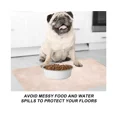 thumbnail image 5 of Tapete impermeable para perros, comederos y agua, tapete para comida de gatos, manteles individuales antideslizantes e impermeables para perros (rosa), 5 of 5