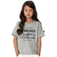 thumbnail image 5 of Obstacle Stepping Stone Inspirational Girls Kids T Shirt Tees Teen Brisco Brands L, 5 of 6