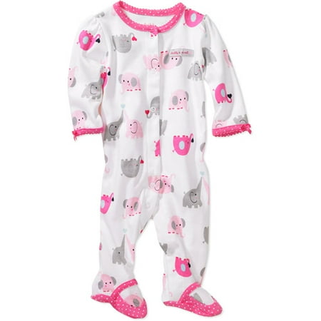 Child of Mine by Carter's - Newborn Girls' Sleep n' Play Bodysuit