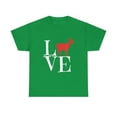 thumbnail image 2 of I Love Goats With Red Goat T-Shirt, 2 of 2