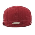 thumbnail image 4 of AWZXDE Béret Homme Couleur Unie à Rayures Verticales Ordinaire Polyvalent à la Mode Décontracté Chaud Confortable pour Automne Hiver Rouge, 4 of 5