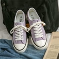 thumbnail image 1 of JEW Espadrilles en Toile Classiques Décontractées à Lacets pour Femmes, Violet (US 7.5), 1 of 3