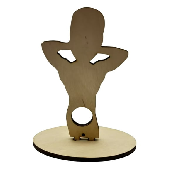 Drink Shelf Wine Single Bottle Holder Decorative Freestanding Display Stand Rack