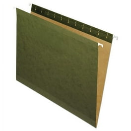 Reinforced Hanging File Folders, Letter Size, Straight Tabs, Standard Green, 25/Box Reinforced Hanging File Folders, Letter Size, Straight Tabs, Standard Green, 25/Box
