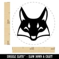 thumbnail image 2 of Mischievous Fox Face Self-Inking Rubber Stamp Ink Stamper - Orange Ink - Medium 1 Inch, 2 of 7