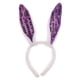 thumbnail image 2 of Glitter Diadema Navidad Hairband para Púrpura Colcomx orejas de conejo hairband, 2 of 7