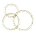 thumbnail image 6 of CosmoLiving by Cosmopolitan Gold Metal Overlapping Ring Plate Wall Decor, 6 of 12