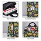 thumbnail image 3 of Balery Colorful Hippie Mochila Ligera para Hombres y Mujeres – Resistente y Impermeable, Ideal para la Escuela, el Trabajo, los Viajes y el Uso Diario, 3 of 7