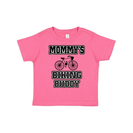 

Inktastic Mommys Biking Buddy Gift Toddler Boy or Toddler Girl T-Shirt