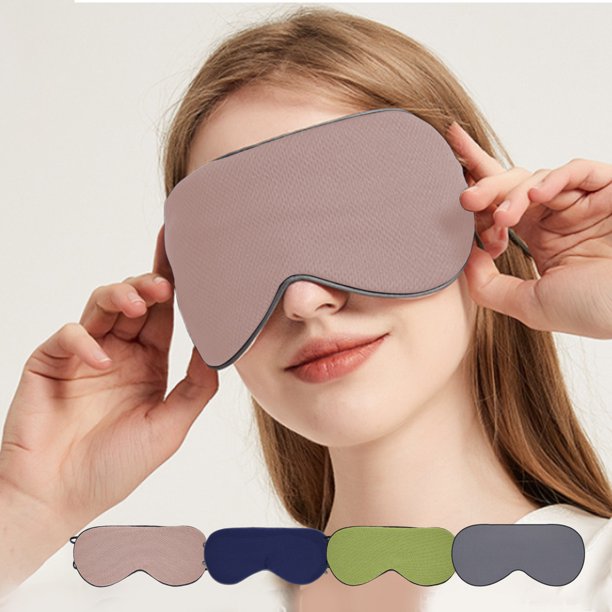 onlyliua Ofertas Del Día Liquidación Antifaz para Dormir de Satén de Lados Lados - 1 Pieza Antifaz para Dormir Similar a La Seda, Cálido y Fresco, de Doble Cara, Antifaz para Los Ojos con Venda, Anti