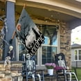 thumbnail image 5 of Welcome Halloween House Flag 28x40 Inch Double Sided Burlap Large Witch Pumpkin Flag Outside Porch Decor Halloween Yard Decoration DF110-28, 5 of 5