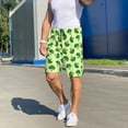 thumbnail image 6 of Xecao Broccoli Vegetables Print Men's Sleepwear Shorts Pajama Bottom Lounge Short nightwear with Convenient Pockets for Relaxed Home Wear-3X-Large, 6 of 6