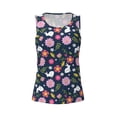 thumbnail image 4 of Gaeub Floral Rabbit Women's Workout Tank Tops Lightweight Sleeveless Shirts for Women for Athletic Running Tennis Yoga - X-Large, 4 of 9