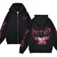 thumbnail image 1 of Chaqueta con cremallera para mujer, Sudadera con capucha para cantante, ropa de calle con cremallera completa, Y2k, 1 of 5