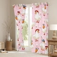 thumbnail image 3 of Homewish Boys Girls Kawaii Duck Black Out Curtains,Cute Cartoon Curtains Pack of 2 (42x63 Each),Farmhouse Animal Bedroom Curtains,Lightweight Room Decor, 3 of 6