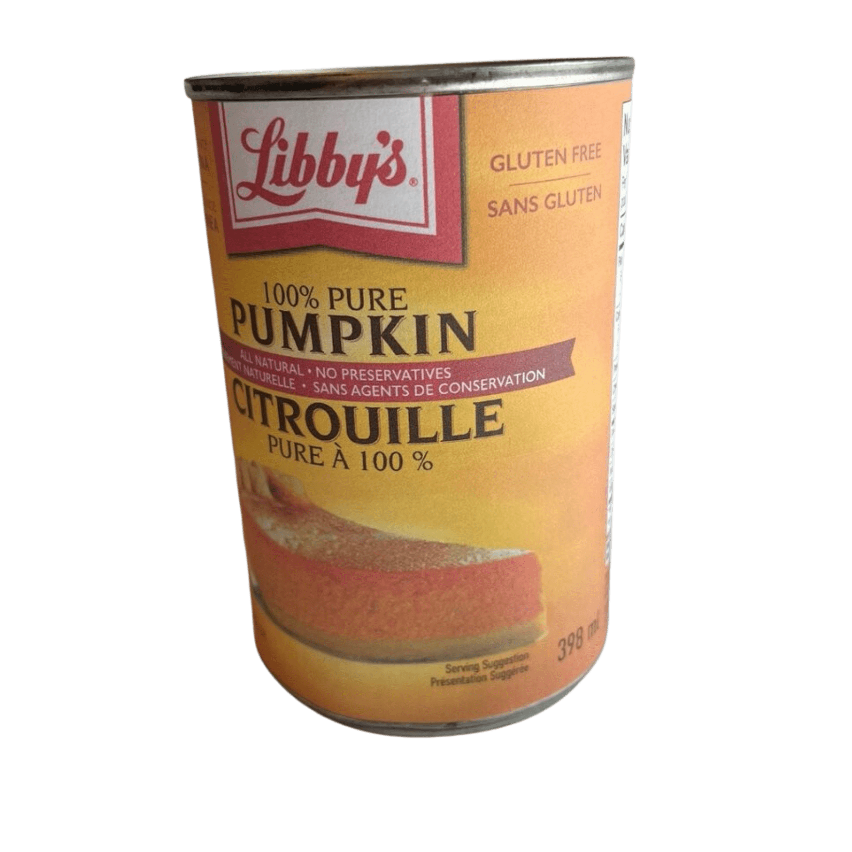 LIBBY'S 100% PURE PUMPKIN, 398ml