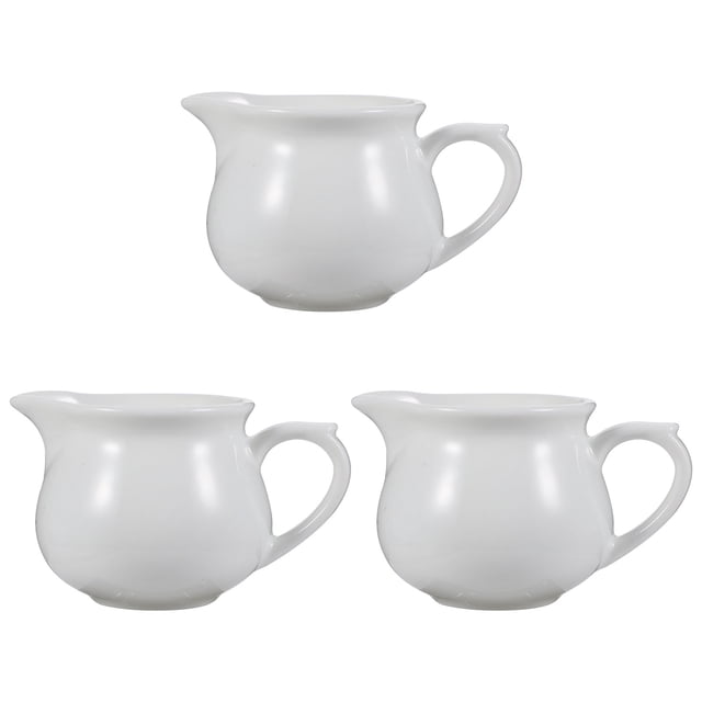 Miangastore 3pc Coffee Milk Creamer Pitchers Multi-purpose Frothing Cups Coffee Creamers