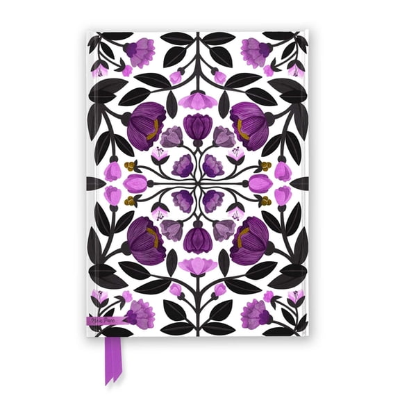 Flame Tree Notebooks Nina Pace: Purple Flowers (Foiled Journal), (Hardcover)