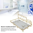 thumbnail image 4 of Electric Toothbrush Holder, Elegant Stone Grain Iron Tooth Brush Storage Stand Toothpaste Organizer Toothbrush Stand Bathroom Organizer Countertop, Bathroom Accessories for Counter, 4 of 8