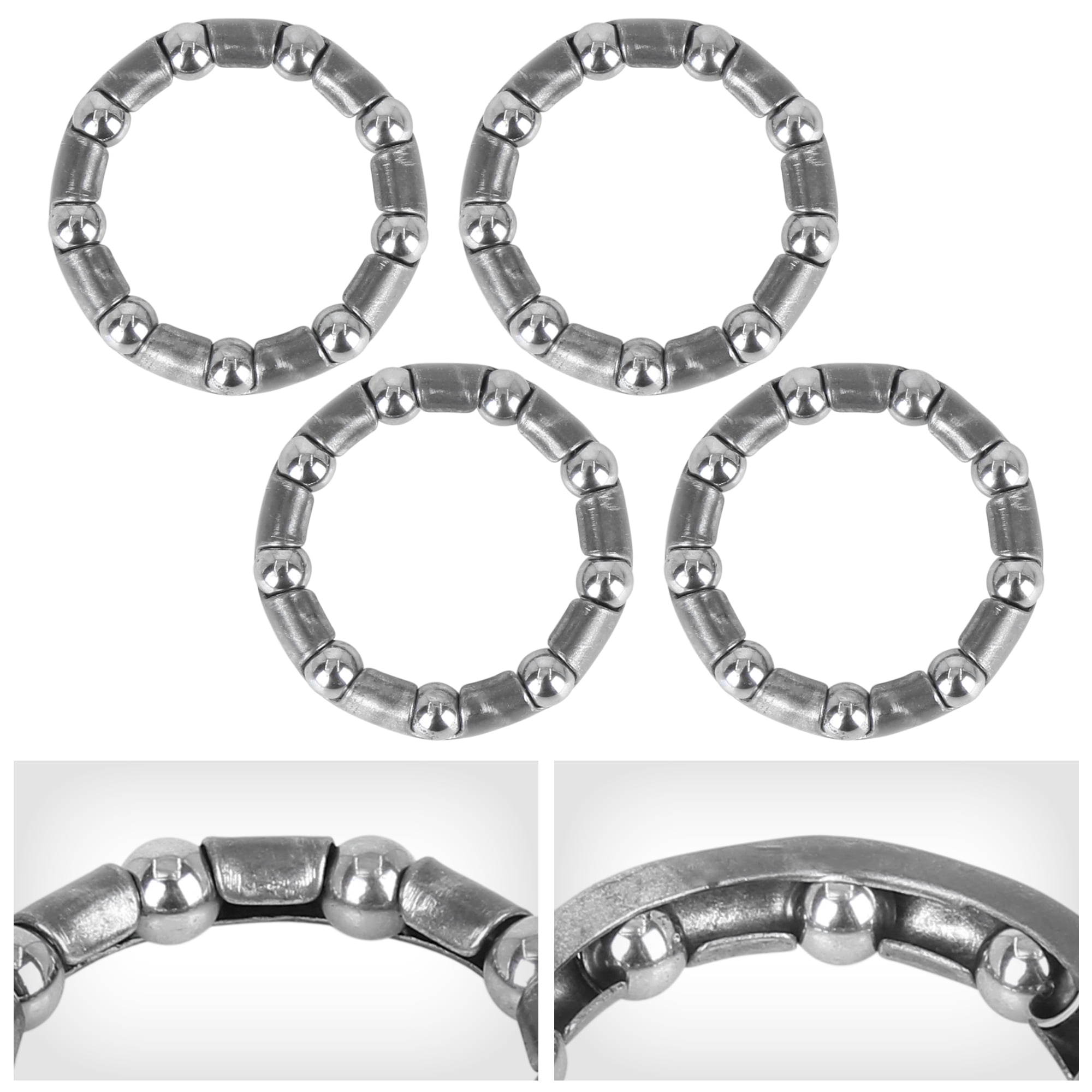 4pcs 31mm x 9 Ball Bearing Cages Crank Bicycle Bearings Mid Axle Wheel