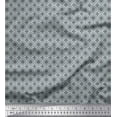 thumbnail image 1 of Soimoi Rayon Fabric Leaves & Floral Shirting Print Fabric by Yard 42 Inch Wide, 1 of 1