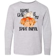 thumbnail image 3 of Inktastic Summer Hermit Crab is My Spirit Animal Long Sleeve Youth T-Shirt, 3 of 5