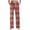 Light Red, variant on Purcolt Womens Plaid Pajama Pants Comfy Baggy Lounge Pants Casual Loose Drawstring Elastic Waist Sleep Bottoms Trousers with Pockets