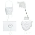 thumbnail image 1 of Cesta de flores de boda, cesta de flores de boda blanca, suministros de boda, almohada para anillo de boda, calidad superior, 1 of 8