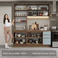 thumbnail image 4 of Cocina Integral Completa Armario De Vidrio Madesa Lux MG 11, 4 of 10