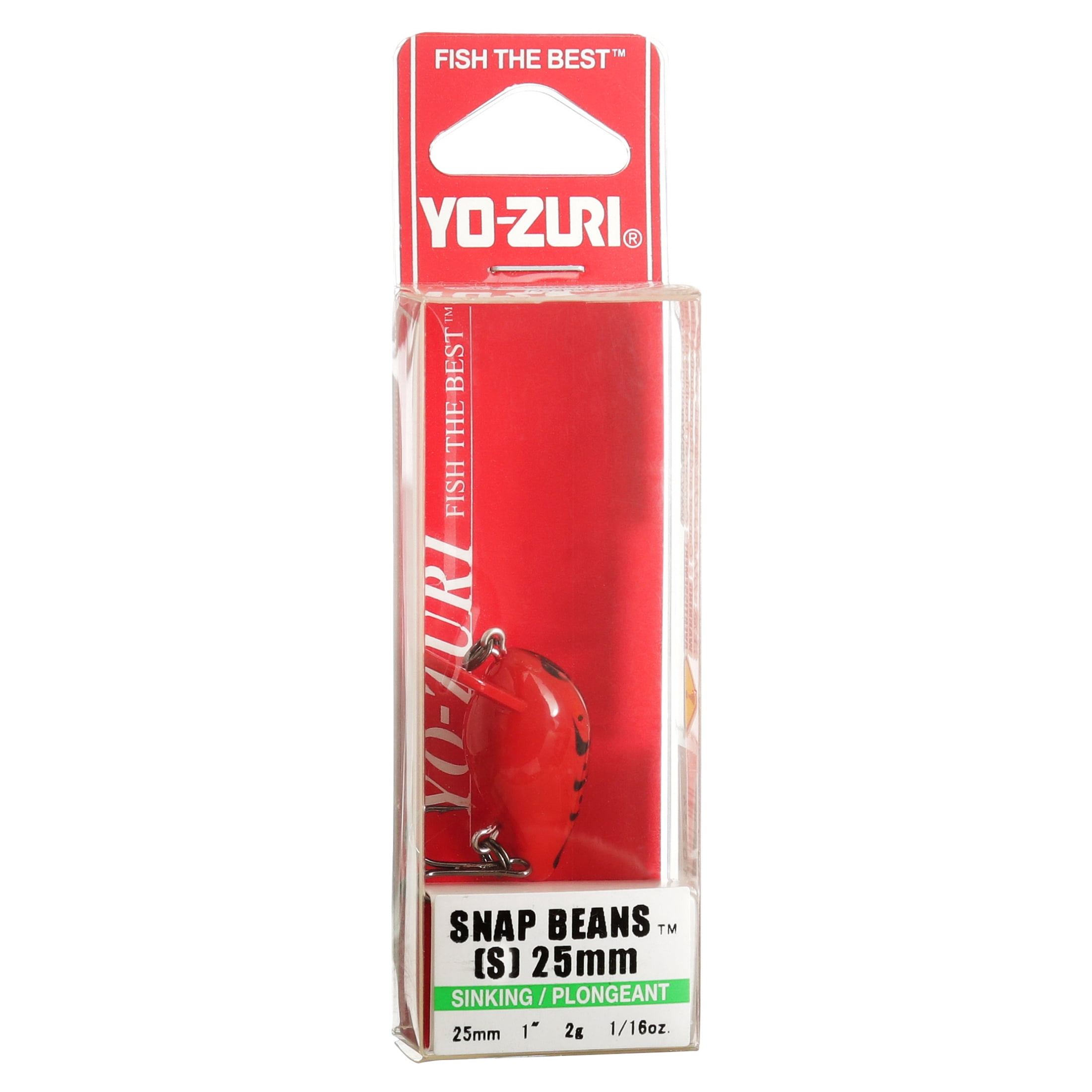 Yo-Zuri R1217-SBL Snap Beans, Color, Silver Black, 25mm 1