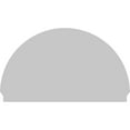 thumbnail image 5 of Ekena Millwork 68"W x 40-3/4"H x 2-3/4"P Half Round 3 Spoke Architectural Grade PVC Combination Pediment, 5 of 7