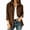 Brown, variant on MLCDZ Womens Corduroy Shirt Long Sleeve Oversized Button Up Collared Neck Blouses Tops Loose Casual Lightweight Golf Hiking Jacket with Multiple Pockets