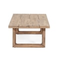 thumbnail image 4 of Noble House Set of 4 Acacia Wood Outdoor Chat Sets with Cushions, Brown/Beige, 4 of 14