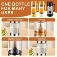 thumbnail image 3 of No-Drip Glass Honey Syrup Dispenser with Handle 9oz Black, 3 of 6