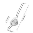 2PCS 304 Stainless Steel Strainer Soy Milk Juice Strainer Spoon Hot Pot