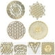 thumbnail image 3 of piezas de arte de pared de geometría sagrada con cuadrícula de flor de la vida, decoración de madera con acento, tablero de cuadrícula de cristal de madera, escultura de pared de madera, 3 of 8