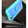 thumbnail image 4 of iPhone 6 Plus/iPhone 7 Plus Case 5.5", iPhone 8 Plus Cover, Allytech Heaavy Duty Four Layer Dropproof Defender Ring Kickstand Cell Phone Case for iPhone 8 Plus/7 Plus/6 Plus(5.5 inch), Green + Blue, 4 of 5