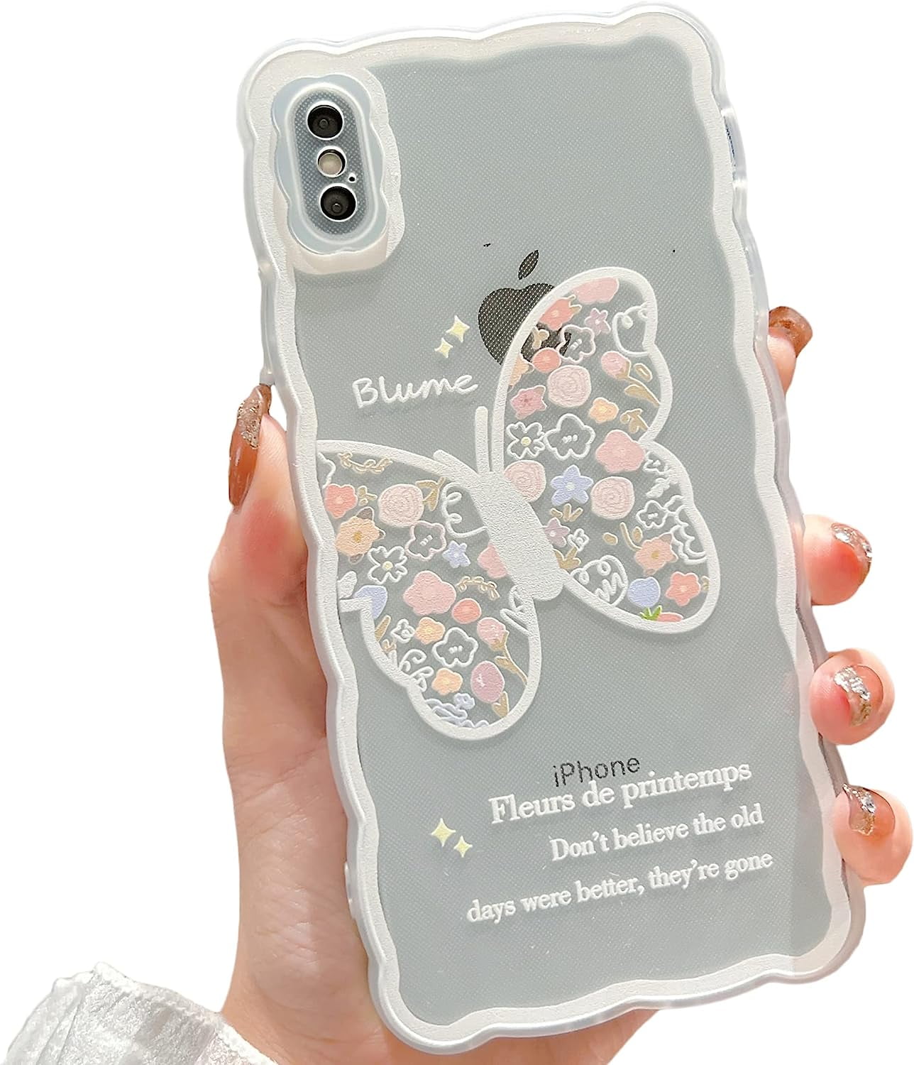 RXKEJI Custodia Morbida In TPU Per IPhone 12 Pro Max - Design Floreale Rosa Scuro/Viola, Protezione Antiurto, Slim - 2