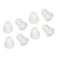 thumbnail image 1 of Tips 8pcs  Ear Tips 3 Layer Soft Silicone Replacement BTE ITE Pocket  Earplug Domes, 1 of 7
